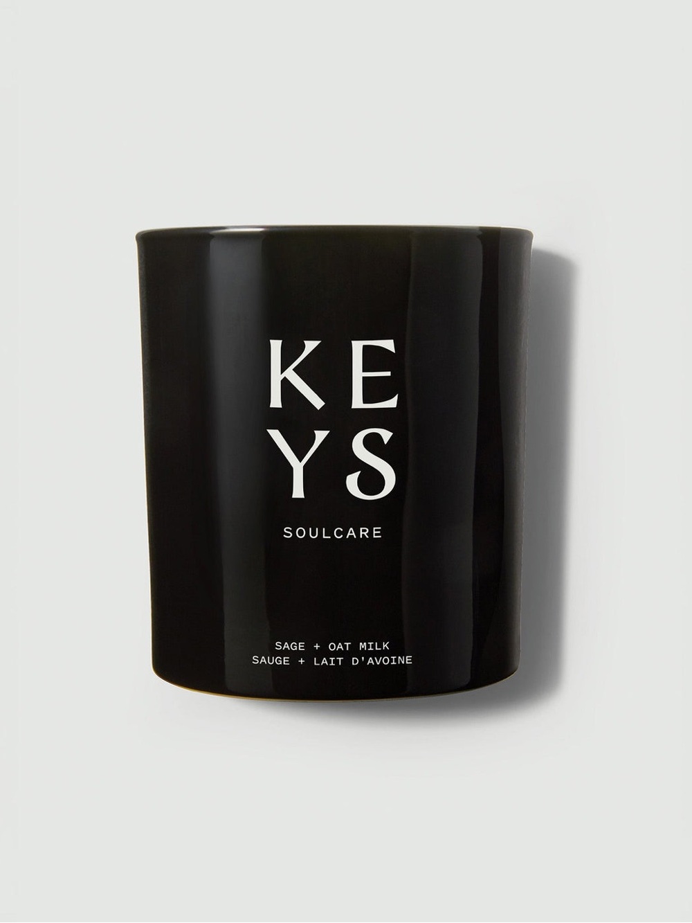 KEYS Soulcare Sage + Oat Milk Black Candle X 2